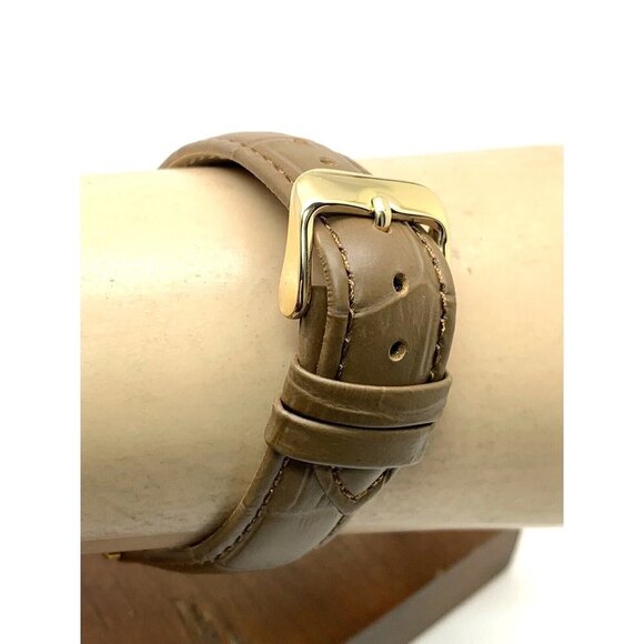 Disney Mickey Mouse Women's Watch 35mm White Dial Quartz Brown Leather Band - Picture 9 of 13